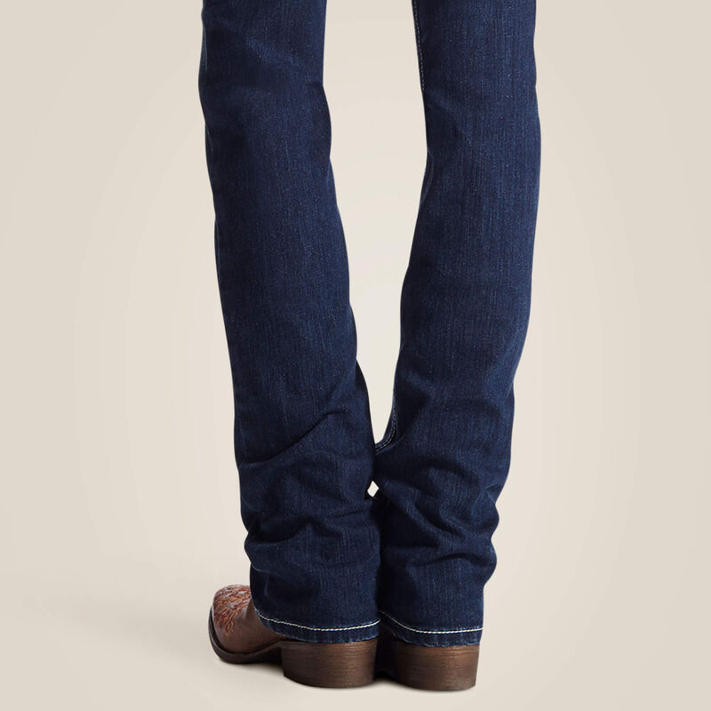 Ariat R.E.A.L. Mid Rise Stretch Icon Stackable Straight Leg Jean 10017216