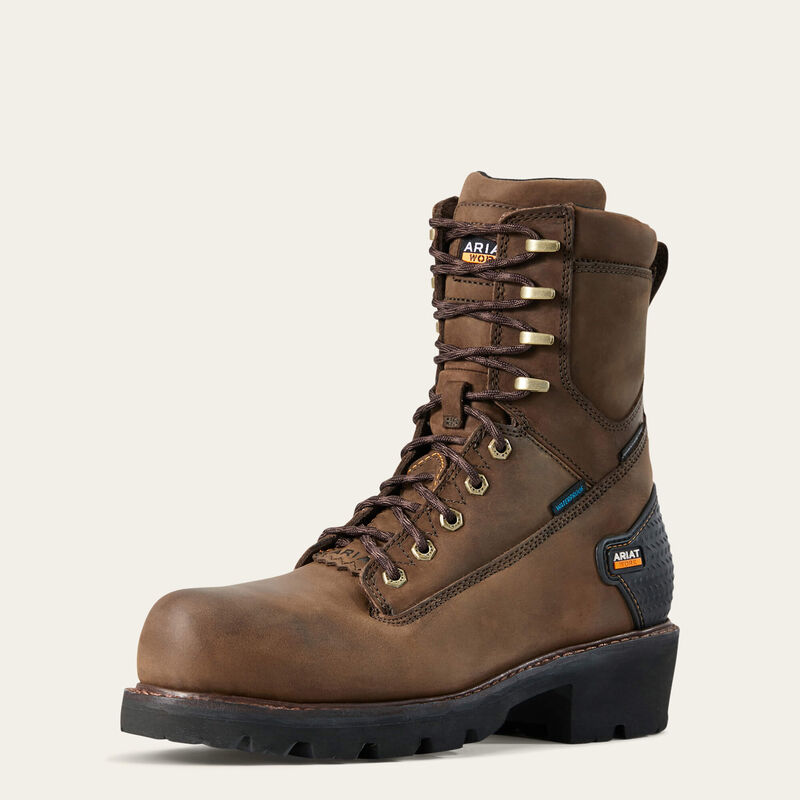 Ariat Powerline 8" Waterproof Work Boot Style #10018566 - LONG TIME Favorite