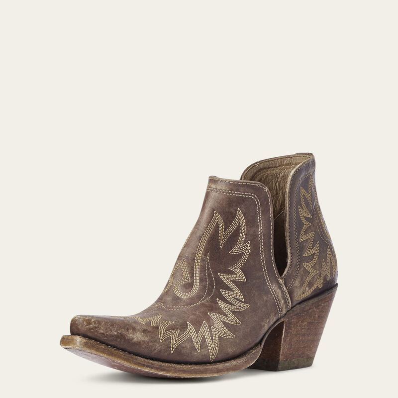 Ariat Naturally Distressed Brown Dixon Bootie 10031487 - AMAZING FIT!!!