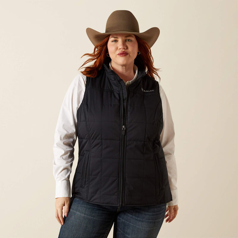 Ariat Women’s Crius BLACK Vest * Conceal Carry & PLUS SIZES