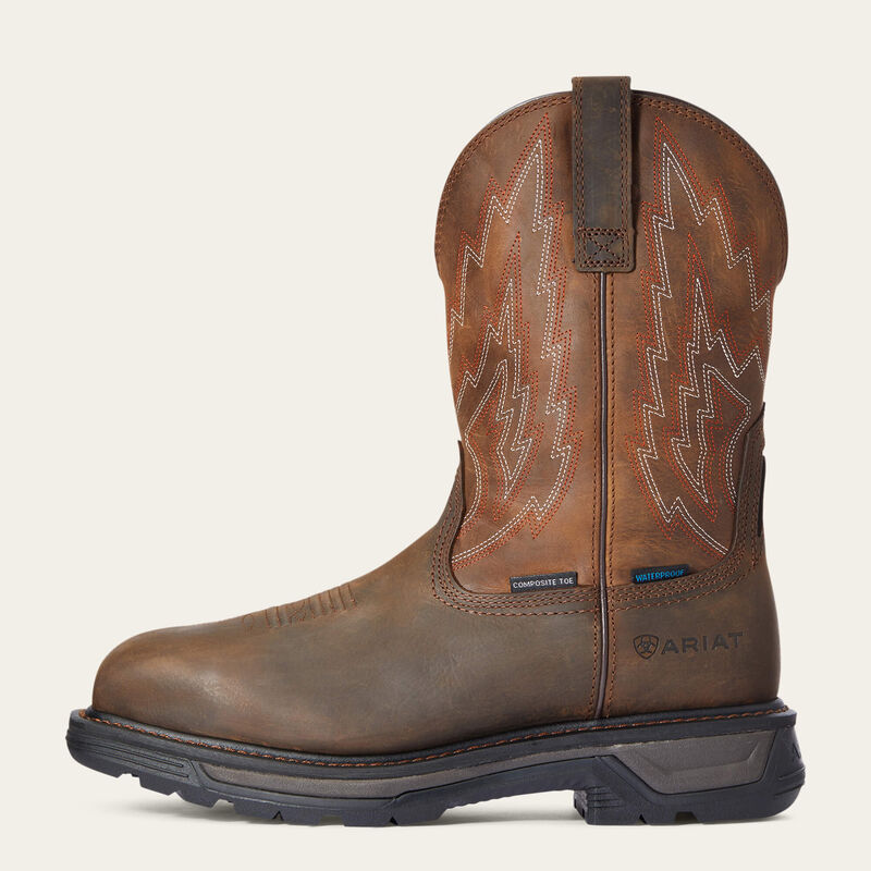Ariat Big Rig Waterproof Composite Toe Work Boot - UP TO SIZE 18 WIDE!!!
