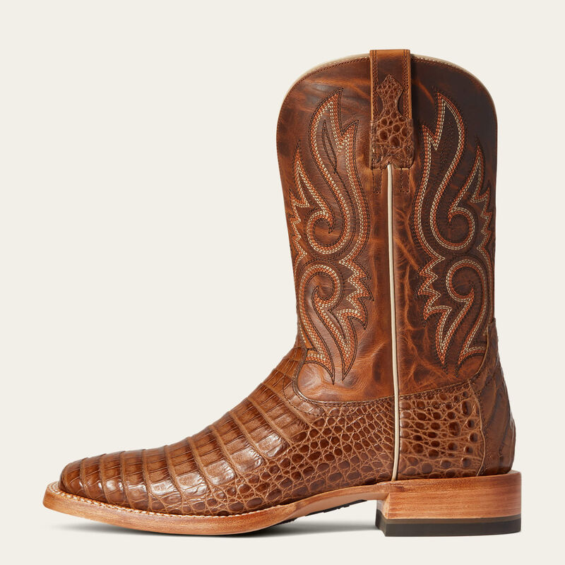 Ariat Men’s Relentless Denton Caiman Belly Western Cowboy Boot #10035923