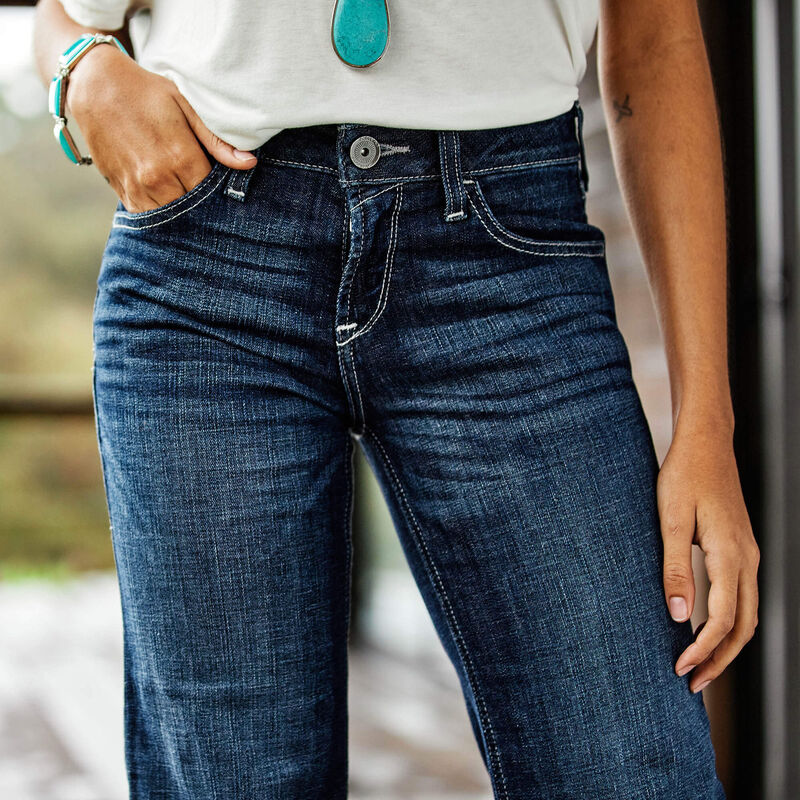 Ariat Women's Trouser Perfect Rise Rascal Wide Leg Jean 10039598