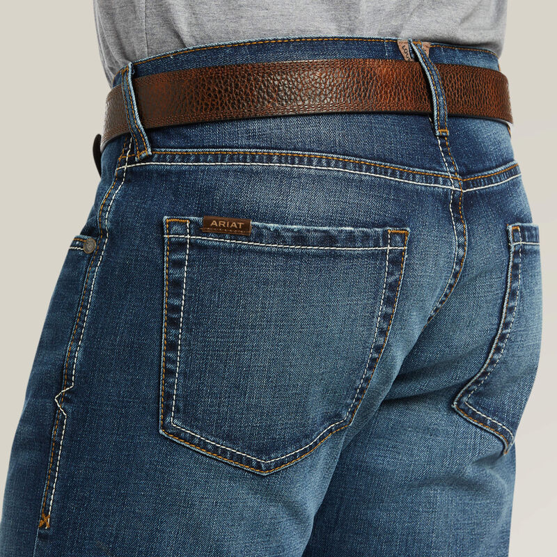 Ariat Men's M5 Straight Stretch Madera Stackable Straight Leg Heath Jean BIG & TALL