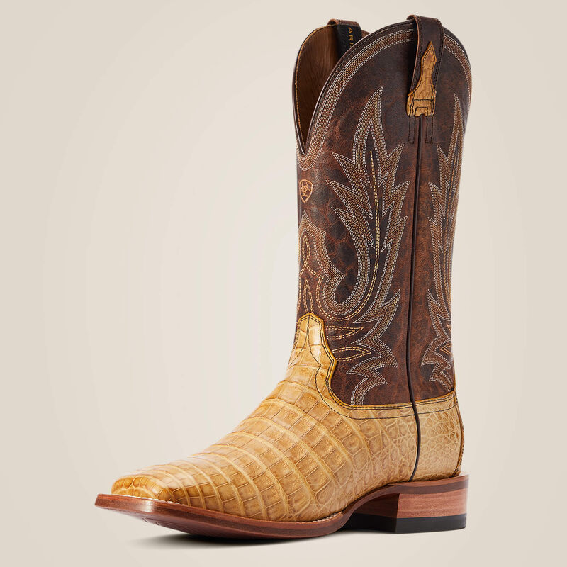 Ariat Men's Gunslinger Caiman Belly EXTENDED & WIDE SIZE Boots #10042476