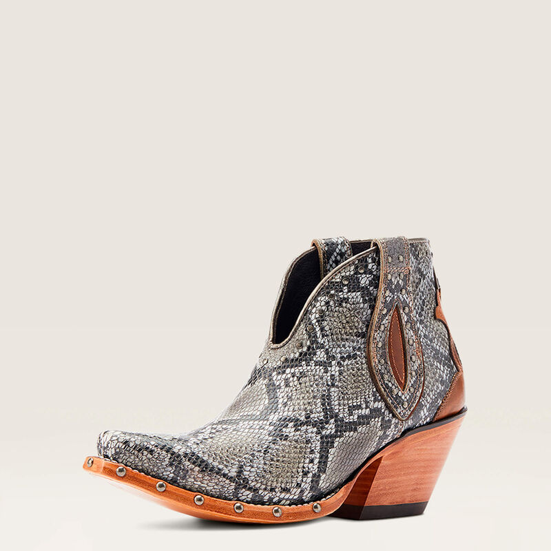 Ariat Women's Greeley Western Leather Snake Boot Bootie 10044398