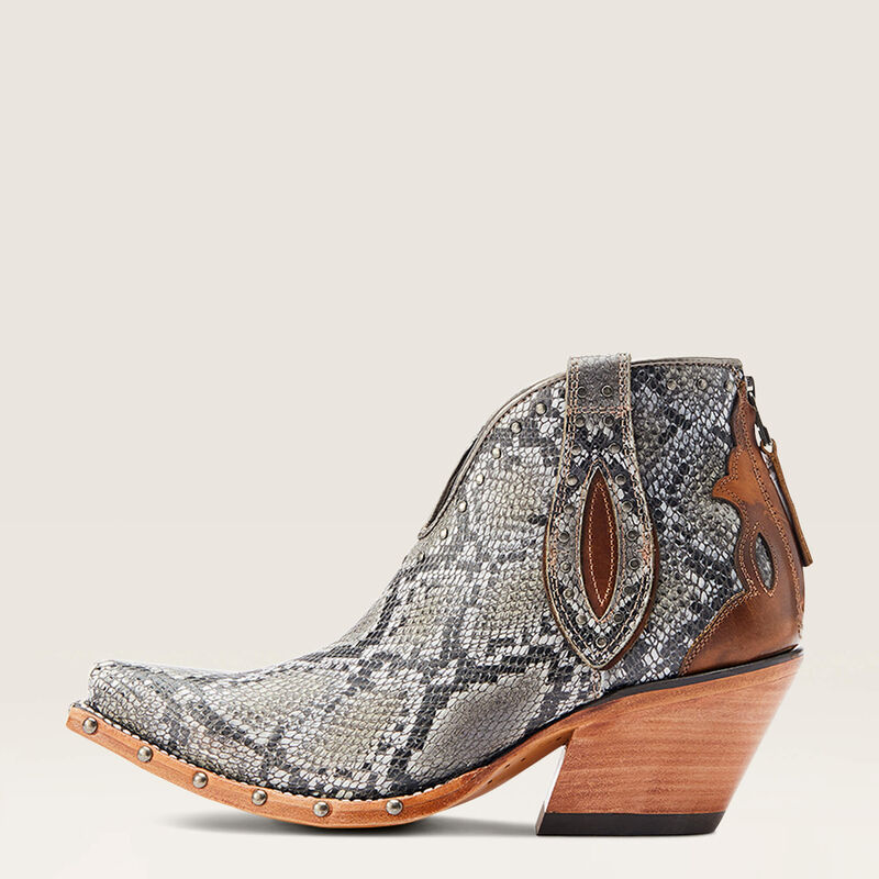 Ariat Women's Greeley Western Leather Snake Boot Bootie 10044398