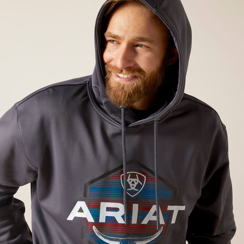 Ariat Men's Logo TEK Fleece Hoodie 10046247