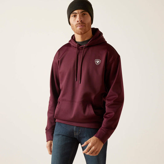 Ariat Men's Logo Tek Fleece Hoodie Style #10046248