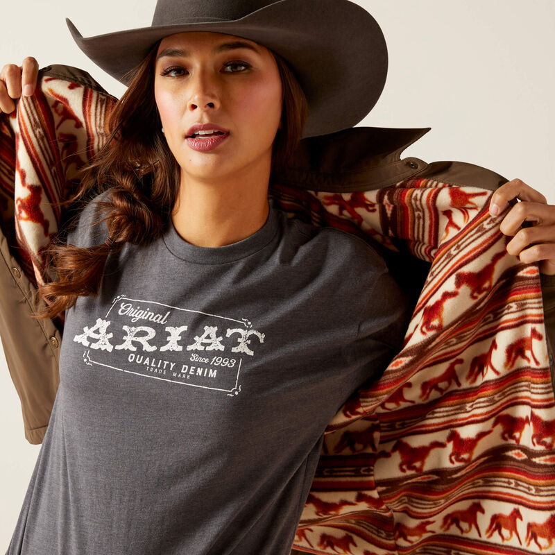 Ariat Women's Dilon Shirt Jacket Shacket Super Soft Running Pony Lining!