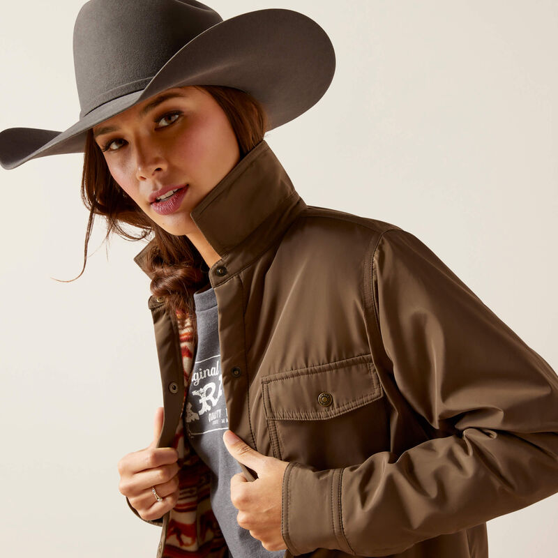 Ariat Women's Dilon Shirt Jacket Shacket Super Soft Running Pony Lining!