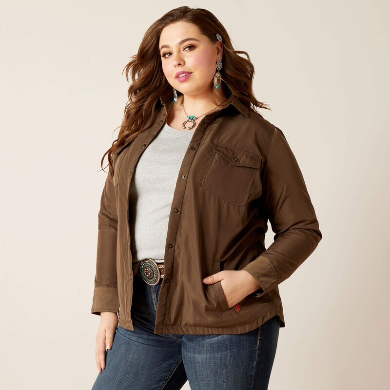 Ariat Women's Dilon Shirt Jacket Shacket Super Soft Running Pony Lining!