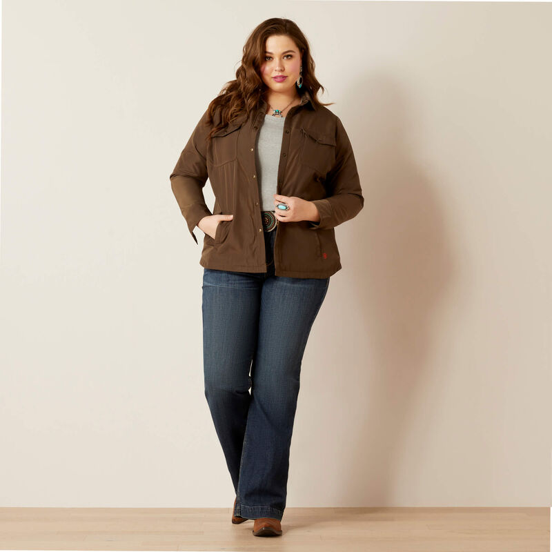 Ariat Women's Dilon Shirt Jacket Shacket Super Soft Running Pony Lining!