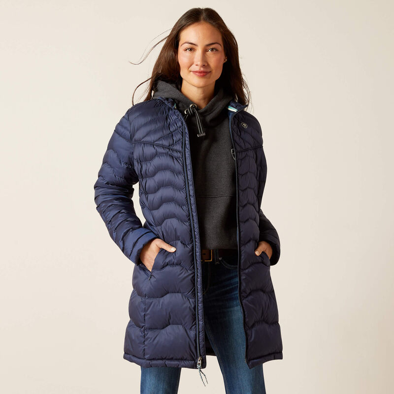 Ariat Women's Ideal NAVY Down Parka Coat 10046759