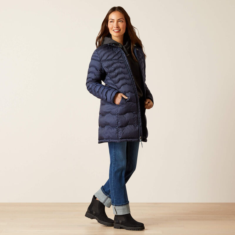 Ariat Women's Ideal NAVY Down Parka Coat 10046759