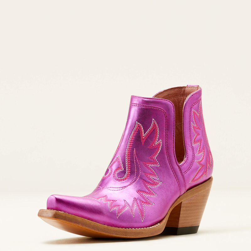 Ariat ELECTRIC RASPBERRY PINK Dixon X Toe Western Bootie