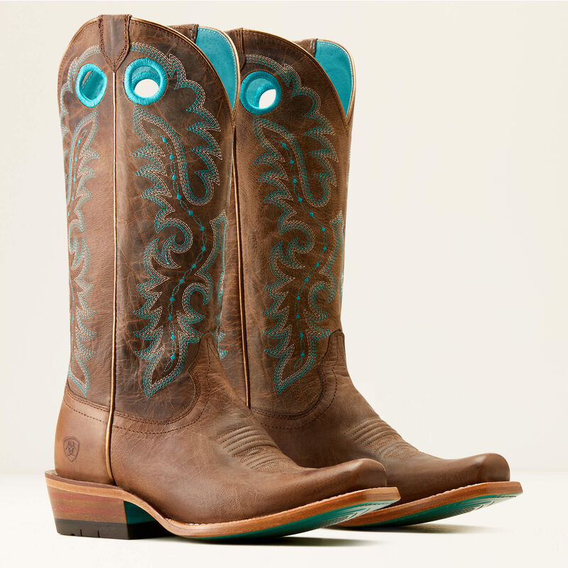 Ariat Women's Pecan Leather Futurity Boon Western Boot