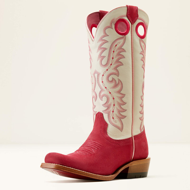 Ariat Futurity Boon Cutter Toe Pink Suede Boot