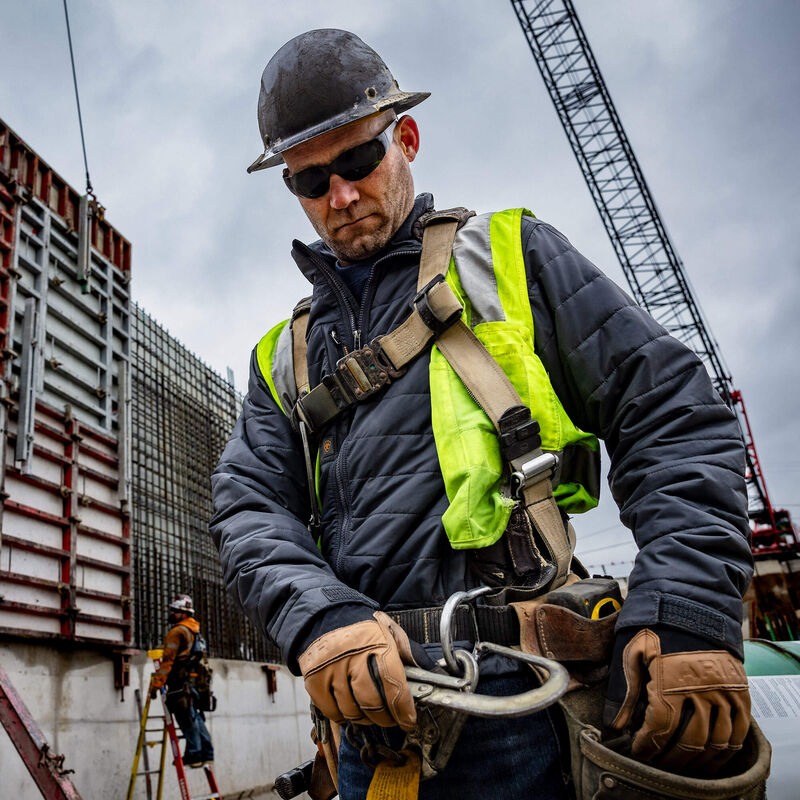 Ariat Men's Rebar Cordura Ripstop Lightweight Insulated REBAR GREY Jacket 10052031 BIG & TALL