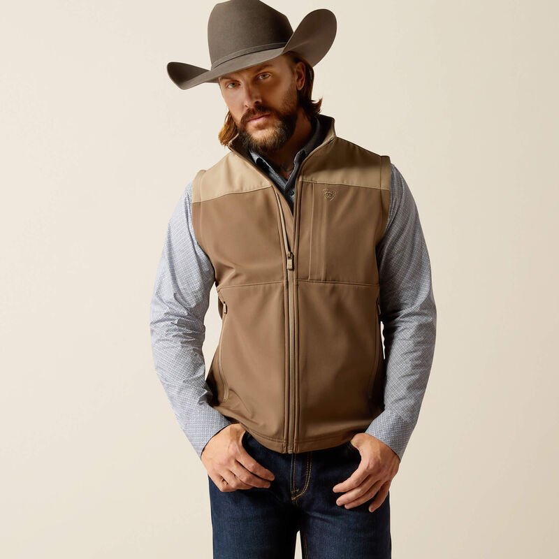 Ariat Men's Wyatt Softshell Vest Extended BIG & TALL 10052596