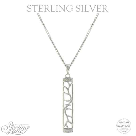 Montana Silversmiths Kristy Titus Sterling Silver Antler Bar Necklace SLKTNC3705