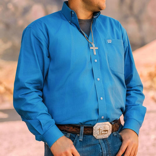 Montana Silversmiths Out West Buckle with Christian Cowboy