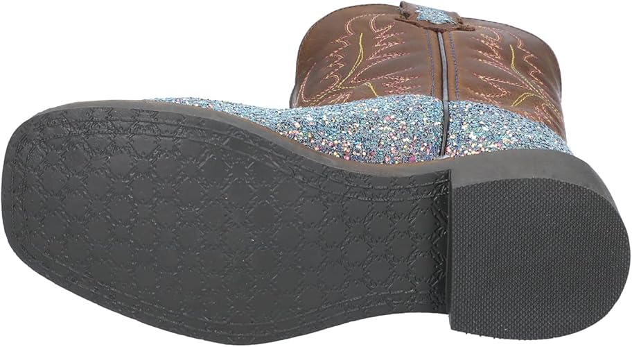 Smoky Mountain Pastel Glitter/Crazy Horse Ariel Boot 3077C Children and 3077Y Youth Size