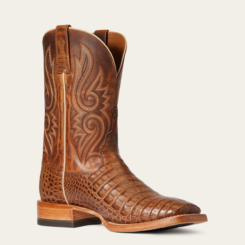 Ariat Men’s Relentless Denton Caiman Belly Western Cowboy Boot #10035923