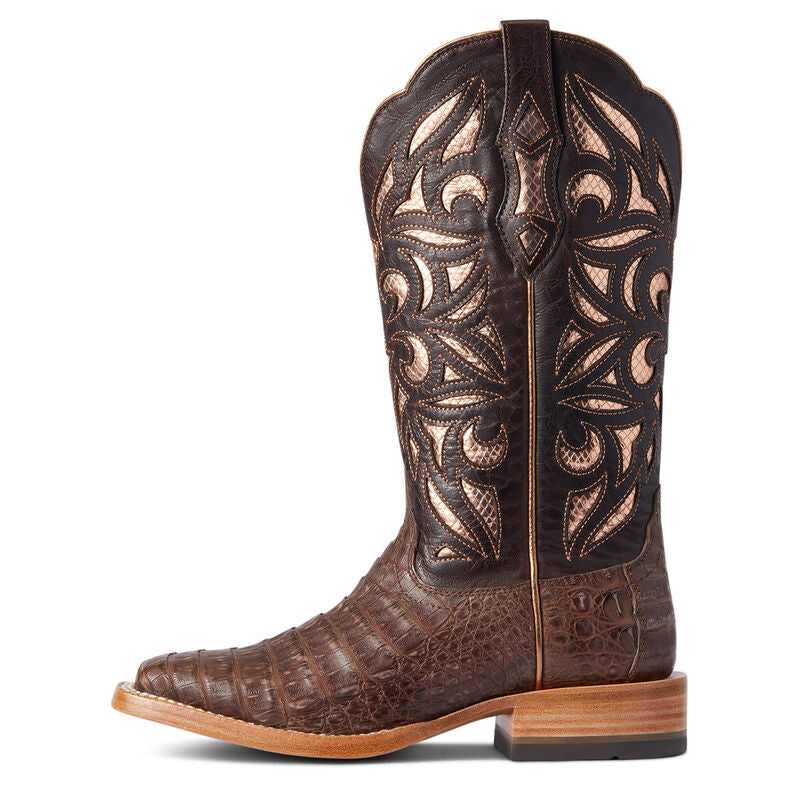 Ariat Women's GORGEOUS Carmencita Caiman Belly Western Boots TEKSTEP Comfort!