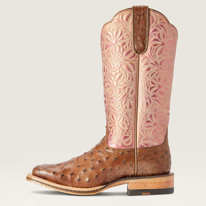 Ariat Women's Donatella Full Quill Ostrich Western Boot 310042383 * STUNNING