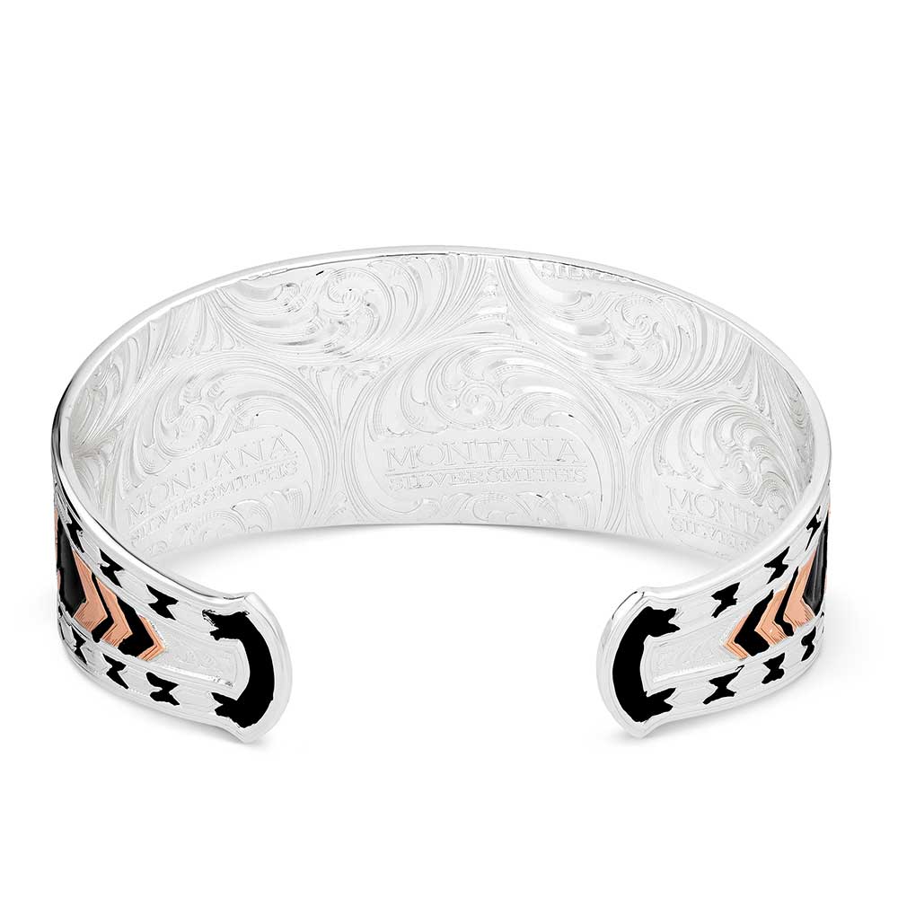 Montana Silversmiths Desert Serenade Cactus Cuff Bracelet BC4290RG