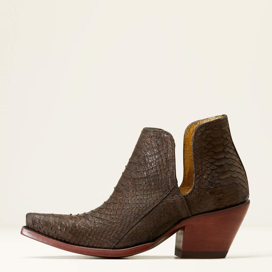 Ariat Dixon Chocolate Python Western Leather Boot #10046995
