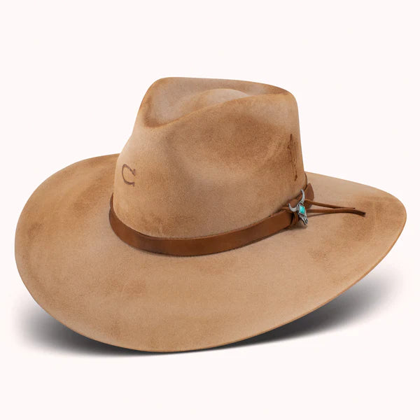 Charlie 1 Horse Distressed Lakota Felt Hat *Perfect - It goes with EVERYTHING!*