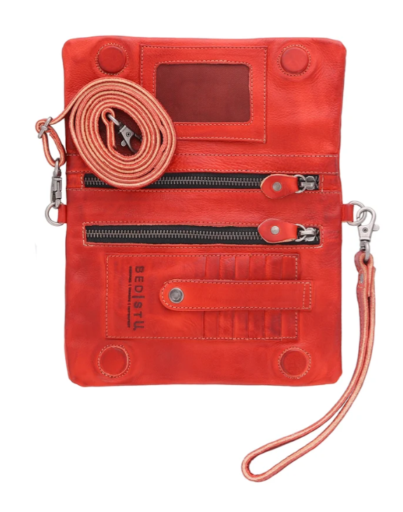 Cadence - Red Rustic - Crossbody Clutch