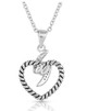 Montana Silversmiths Electric Love Heart Necklace - NC5299