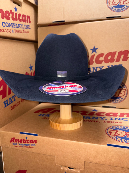 American Hat Company 40x Felt Midnight Blue