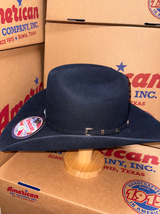 American Hat Company Beaver Felt 10X Midnight Blue Hat