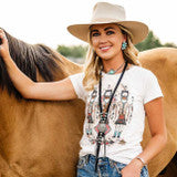 Montana Silversmiths Concho Bolo Turquoise Attitude Necklace