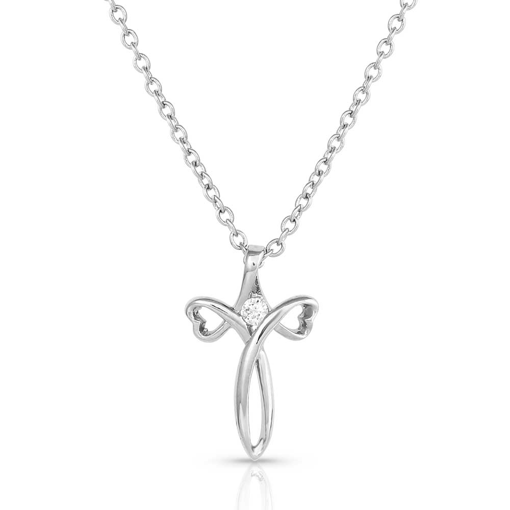 Montana Silversmiths Love Between Faith Cross Necklace * Stunning