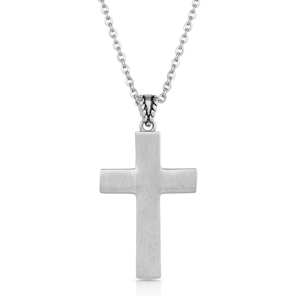 Montana Silversmiths Amplified Faith Cross Necklace