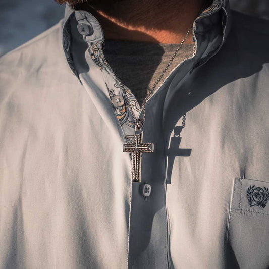 Montana Silversmiths Amplified Faith Cross Necklace