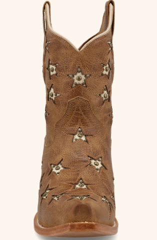 Twisted X Black Star Caramel Marfa Bootie
