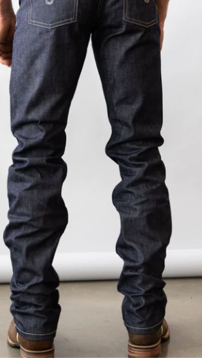 Kimes Ranch Men's James Raw Denim Straight Leg Boot Cut Slim Fit