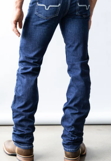 Kimes Ranch Jeans Men's 100% Cotton THOMAS Mid-Low Rise Straight Fit Jean
