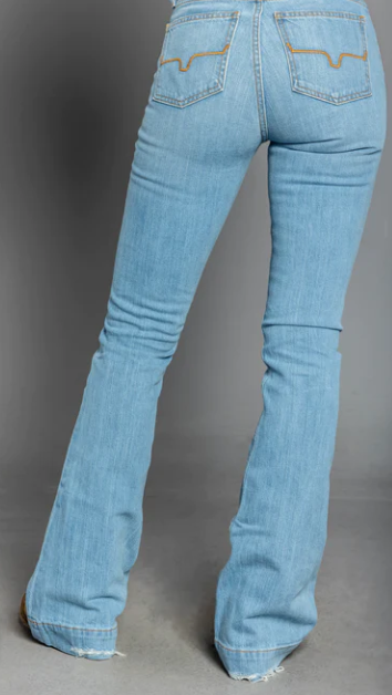 Kimes Ranch Jeans JENNIFER SUGAR FADE Distressed High Waisted Jeans