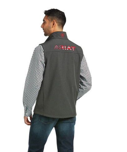 Men's Ariat SoftShell Vest (Charcoal)