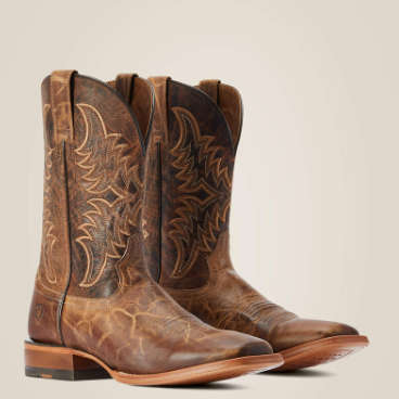 Ariat Men's Point Ryder All Leather Broad Square Toe Western Boot #10042471