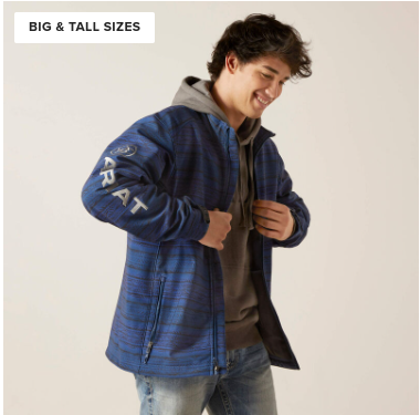 Ariat Men's Logo 2.0 SoftShell Jacket Midsummer Night #10046789