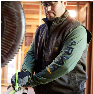 Ariat Men's Extended Size Rebar DuraCanvas Vest