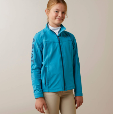 Ariat Youth Agile SoftShell Jacket (Mosaic Blue) 10043445